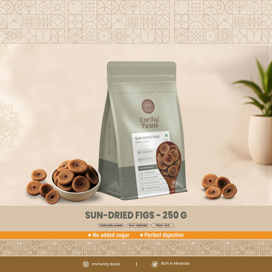 Sun-Dried Figs (Anjeer) – Big Size – 250 g